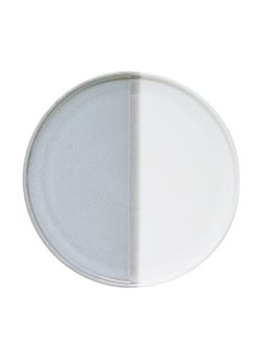 اشتري Double Porcelain Side Plate, Blue & White - 21 cm في الامارات