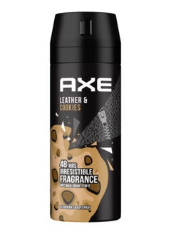 Buy Axe Body Spray for Men Leather & Cookies Black 150ml in Egypt