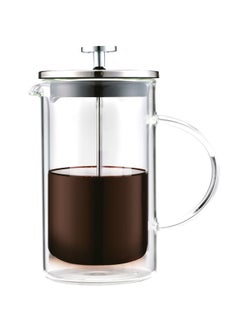 Buy French Press Coffee Press Coffee Maker Double Wall Glass with Filter in UAE