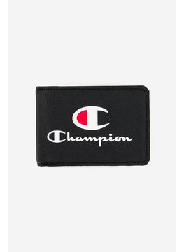 اشتري Men Brand Logo Bifold Wallet, Black في السعودية