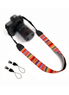 Buy Camera Neck Shoulder Strap, Rainbow Neck Shoulder Strap with Quick Release Buckles, Suitable for DSLR SLR Camera in Saudi Arabia