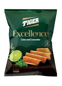Buy TIGER Excellence Natural Potato Chips 80g - Lime And Coriander in UAE