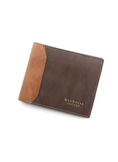 اشتري Men's Wallet Short Wallet Card Holder Id Bag 12*9.5*2.5cm في السعودية