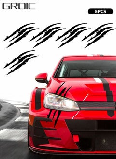 Buy 5PCS Claw Marks Headlight Decal Reflective Sticker for Car Headlamp, Stripes Scratch Decal,Car Sticker-Universal for Most Vehicle,Automobile Decoration in UAE