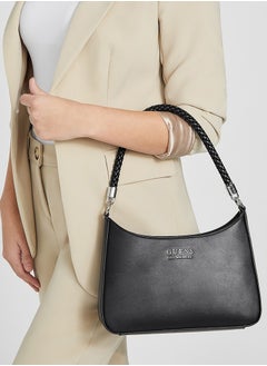 اشتري Guess Factory Smooth Nickel Black Bag for women Le871669 في الامارات