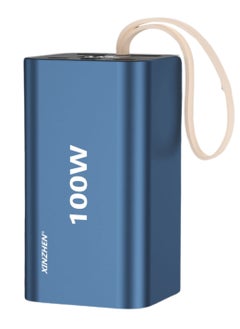 Buy G20 20000mAh Power Bank PD100W with Fast Charging, LED Display, and Dual USB Blue in UAE