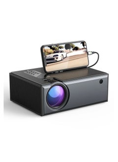 اشتري LCD Projector 2800 Lumens Phone Same Screen Version Support 1080P Input Dolby Audio Wireless Portable Smart Home Theater Projector Beamer في السعودية