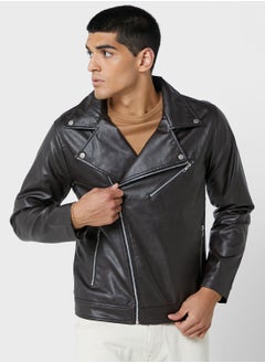 Buy Pu Biker Jacket in Saudi Arabia