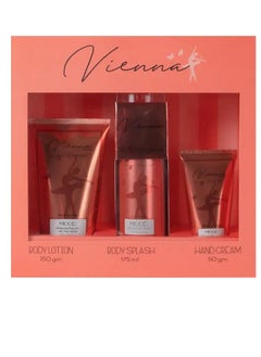 اشتري GIFT SET VIENNA 3PCS LOTION 150g SPLASH 175ml AND HAND CREAM 50g في مصر