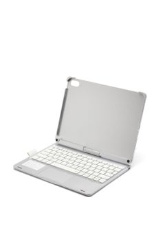 Buy 450mAh Wireless Keyboard Case with TouchPad for ipad 10.9 inch 2022 White in UAE