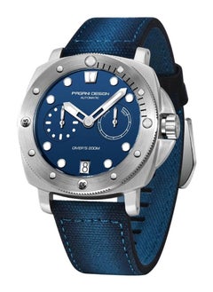 Buy Automatic Diver's 200M Blue Nylon Strap Men's Watch in UAE