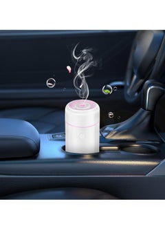 Buy Car Diffuser, Aromatherapy Diffusers for Essential Oils, USB Mini Cool Mist Scent Air Humidifier with 7 Led Color Changing Light for Car Home Room Office Bedroom in UAE