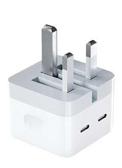 Buy iPhone 35W USB C Fast Charging Power Adapter, Fast Charging Type C Wall Charger, Fast PD 35W Charger Plug for iPhone 15/15 Pro/15 Pro Max/15 Plus/14 series/13/12/11series,iPad,Mac,AirPods White in Saudi Arabia