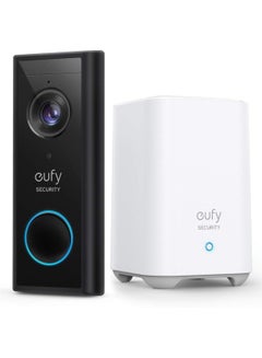 Buy eufy Security, Wireless Video Doorbell (Battery-Powered) with 2K HD, No Monthly Fee, On-Device AI for Human Detection, 2-Way Audio, Simple Self-Installation in Saudi Arabia