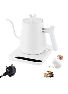 Buy Precision Electric Gooseneck Kettle 304 Stainless Steel Adjustable Temperature Quick Boil 1L in Saudi Arabia