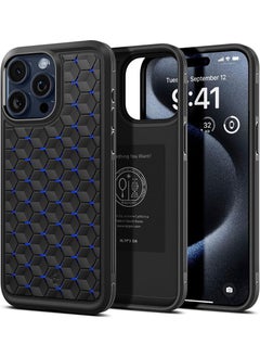 اشتري Cryo Armor for iPhone 15 Pro Max Case Cover with ArcticFlow Tech - Cryo Blue في الامارات