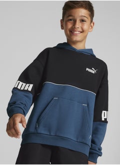 Buy Kids Boys Power Colour Block Hoodie Youth in UAE