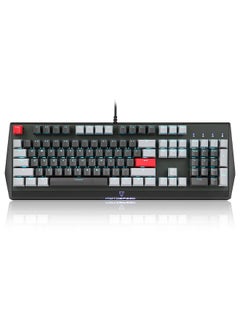 اشتري CK74 104 Keys Wired Gaming Keyboard Monochrome Optical Axis Mechanical Keyboard Support N-key Rollover في الامارات