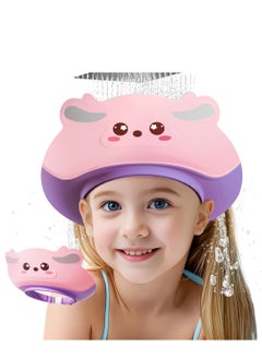 Buy Baby Shower Cap, Shield Bathing Cap for Kids, Soft Silicone Adjustable Baby Hair Washing Guard, Bath Shield Visor Hat for Eyes Ears Head Protection, Kids Hair Washing Shield Hat in Saudi Arabia