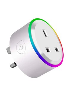Buy 1pc Google Assistant Voice Command for Home Automation, Wifi Outlet Smart Plug Compatible with Alexa in UAE