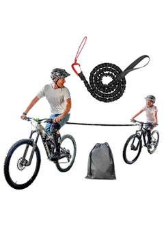 Buy Bicycle Tow Bungee Rope, Bike Towing Strap Parent-Child Pull Traction Bungee Cord, for Kids Adult Long Trip MTB & Cycling Pull Strap, Black in Saudi Arabia