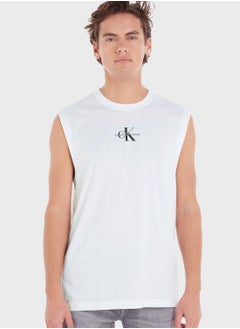 Buy Logo Crew Neck Tank Top in Saudi Arabia