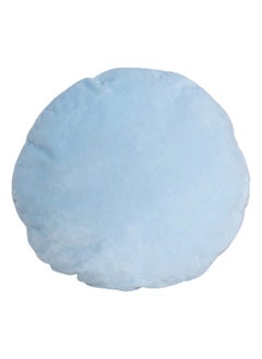 Buy Zen Flannel Round Cushion, Ice Blue – 60 cm in UAE