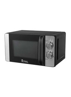 Buy Manual Microwave Oven 20 Liters, 700 Watts, 6 Power Leves, 30 min Timer, Child Safety-Lock, Cooking End Signal, Easy Pull Chrome Handle, Black & Silver, RA-20XM2 in Saudi Arabia