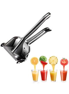Buy Manual Fruit Squeezer Juicer Stainless-Steel Heavy-Duty Hand Press Perfect for Lemon Orange Water melon Pomegranate Juice Extraction in Saudi Arabia