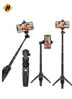 Buy Selfie Stick Tripod, Portable 40 inch Aluminum Alloy Extendable Phone Tripod with Bluetooth Remote, Compatible with iPhone 15 14 13 Samsung Huawei (ELT-TR-1A) in Saudi Arabia