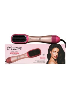 Buy One Step Hot Air Brush - 1200 Watts Professional Styler Blow Dryer With Anti-Scald Comb - Ceramic Ionic Hair Dryer Peach in UAE