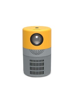 اشتري Mini HD Projector - Up to 100'' Screen Size, Full HD 1080P, Portable Home Theater Movie\/Outdoor Video Projector, HDMI\/AV\/USB Compatible, Yellow في السعودية