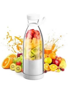 Buy Portable Blender, Fruit Juicer Blender Portable Fruit Blender, USB Rechargeable Personal Size Juicer, Personal Blender for Smoothies and Smoothies, 420ml Travel Blender in Saudi Arabia