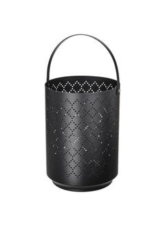 اشتري Lantern for block candle, black, 22 cm في السعودية