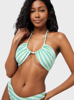 Buy Printed Halter Neck Bikini Top in UAE