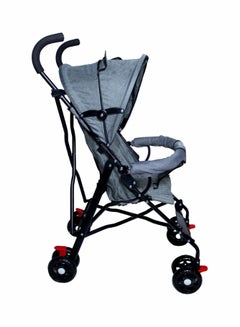 Buy Lightweight Foldable Baby Stroller-Grey in Saudi Arabia