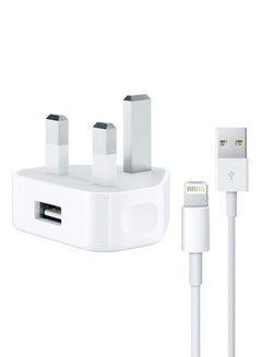Buy Wall Charger With Cable White in UAE
