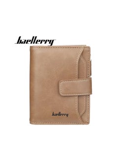 اشتري Leather Wallet Khaki في الامارات