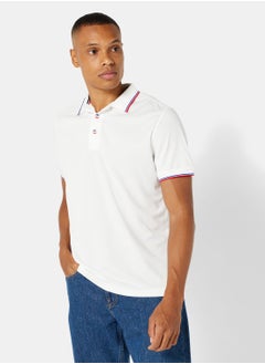 Buy Stripe Classic Collared Polo in UAE