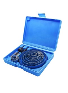 Buy Hole Saw Set, 13Pcs Hole Saw Kit with General Purpose 3/4" to 5"(19-127mm) Saw Blades, Mandrels, Drill Bits, Installation Plate, Hex Key with Storage Case, Idear for Wood, Plywood, PVC Board in Saudi Arabia