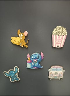 Buy Cute Cartoon Decorative Fridge Magnets (5 Pieces) - Mini Fridge Magnets in Egypt