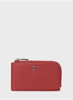 Buy Logo Detailed Zip Over Wallet in Saudi Arabia