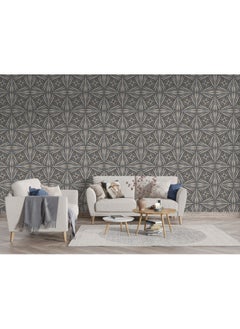 اشتري Royal Pattern Non-Woven Fabric Wallpaper Covers An Area ​​Up To 4.2Mx3M With Adhesive And Smoothing Tool في مصر