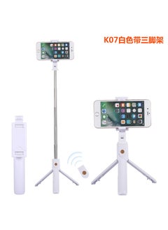 Buy K10 Bluetooth Selfie Stick Tripod Universal RemoteK07 White K07 White in Saudi Arabia