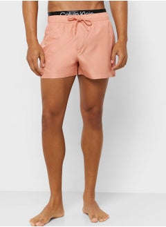 Buy Short Double Waistband Drawstring Shorts in Saudi Arabia