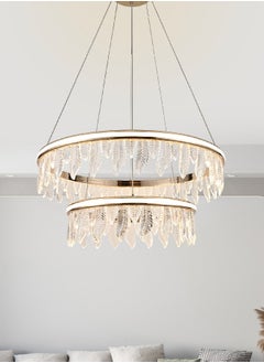 Buy modern chandelier with 3 LED lights - 6013-D800+D500 in Saudi Arabia