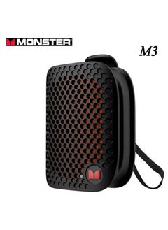 اشتري M3 Wearable Portable Detective Magnetic Speaker Clip-on Bluetooth Speaker TWS Stereo Broadcast Portable Speaker في الامارات