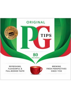 Buy Pg Tips Premium Black Tea, Pyramid Bags, 80 Ct in UAE