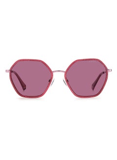 Buy Asymmetrical Sunglasses PLD 6147/S/X Pink 56 in Saudi Arabia