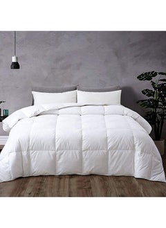 اشتري Lucy White Soft And Luxury Duvet Bedding Polyster Duvet Breathable Lightweight Duvet Covers King Size 230X220Cm - White في الامارات